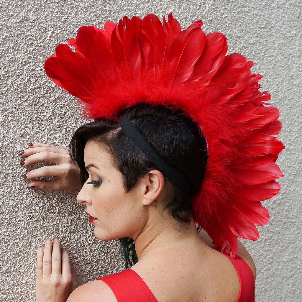 Feather Mohawk Goose Pallet Red – by Zucker