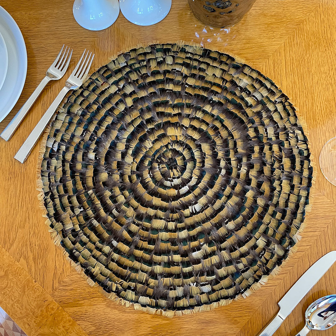 Lady Amherst Feather Placemat