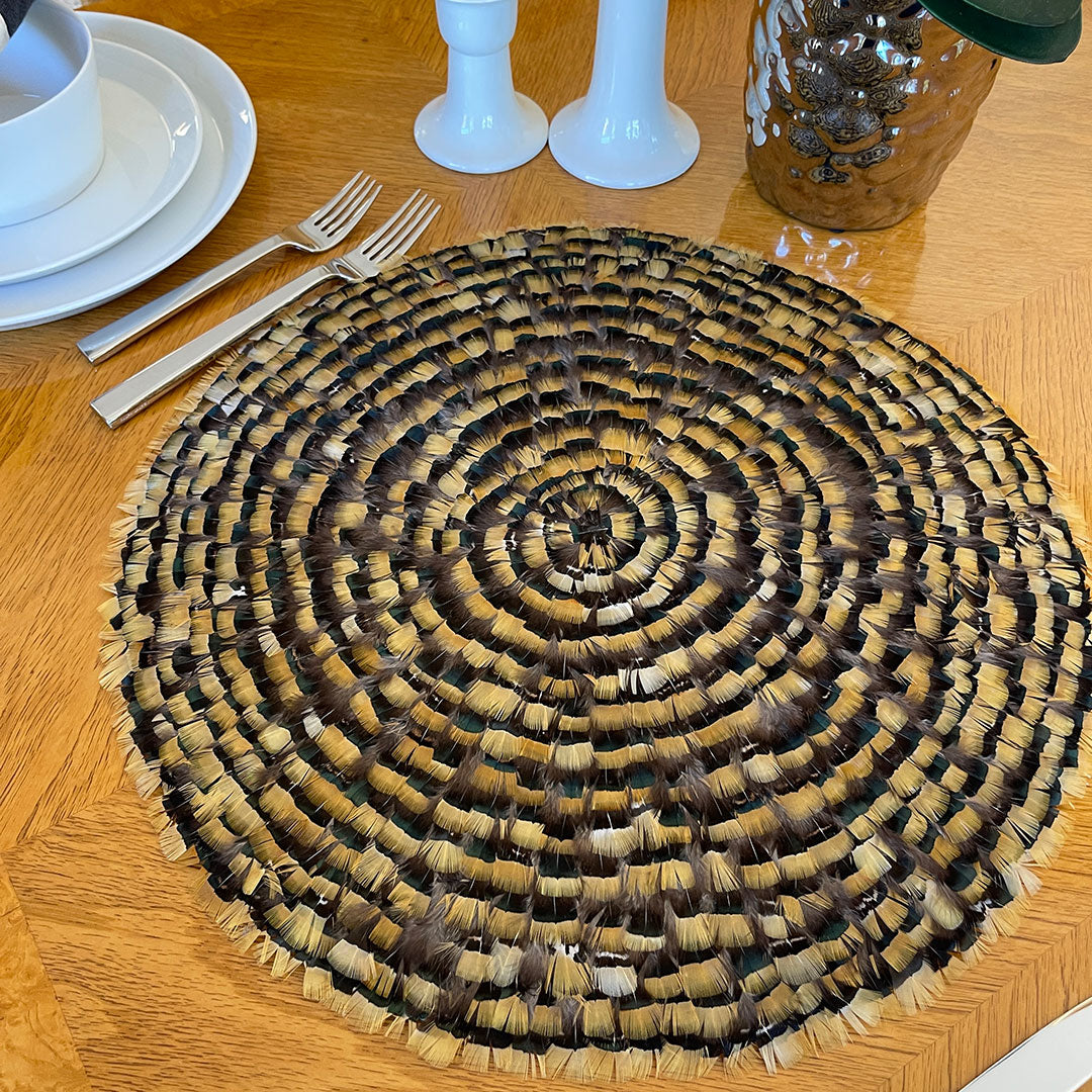 Lady Amherst Feather Placemat