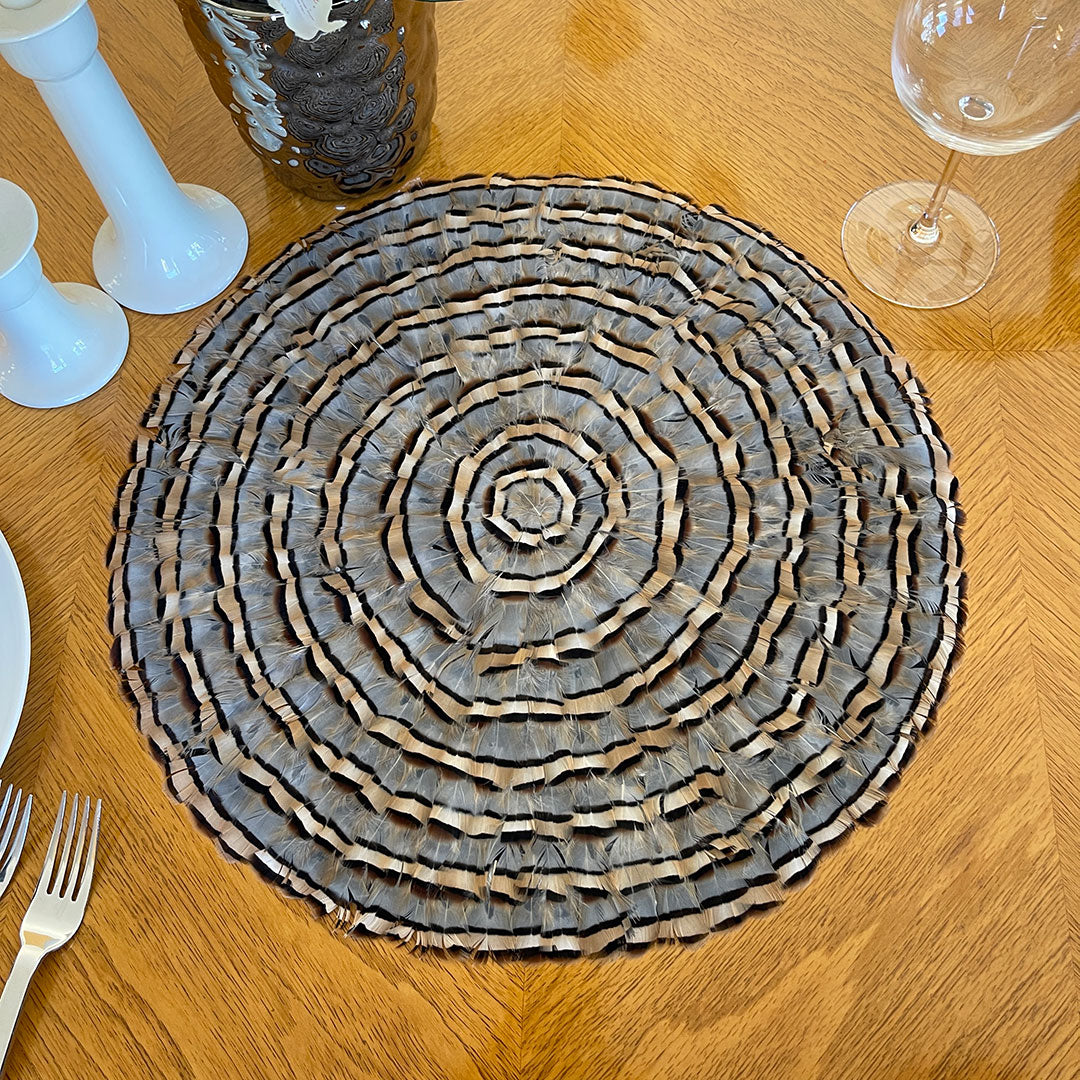 Partridge Plumage Feather Placemat