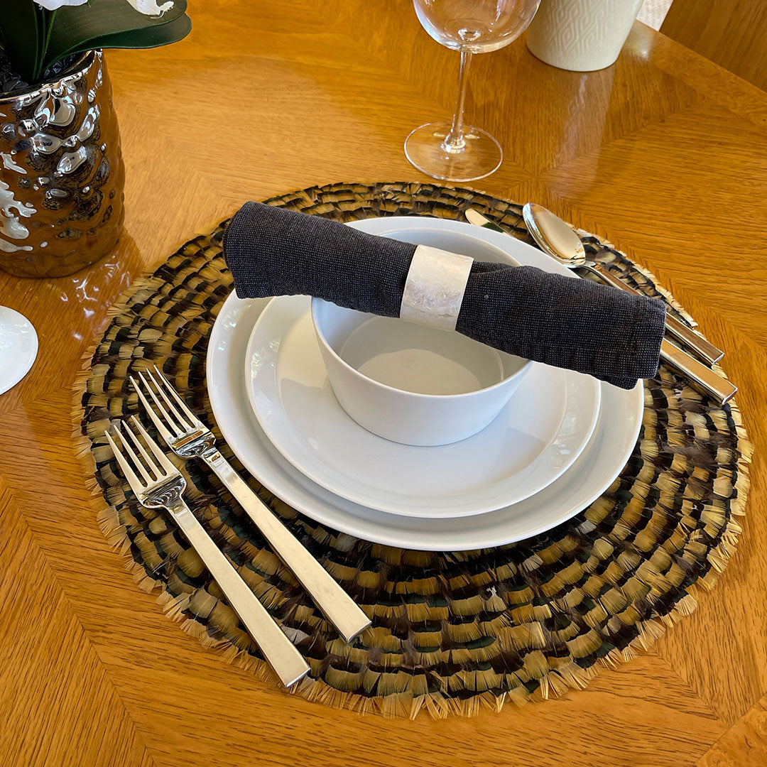 Lady Amherst Feather Placemat