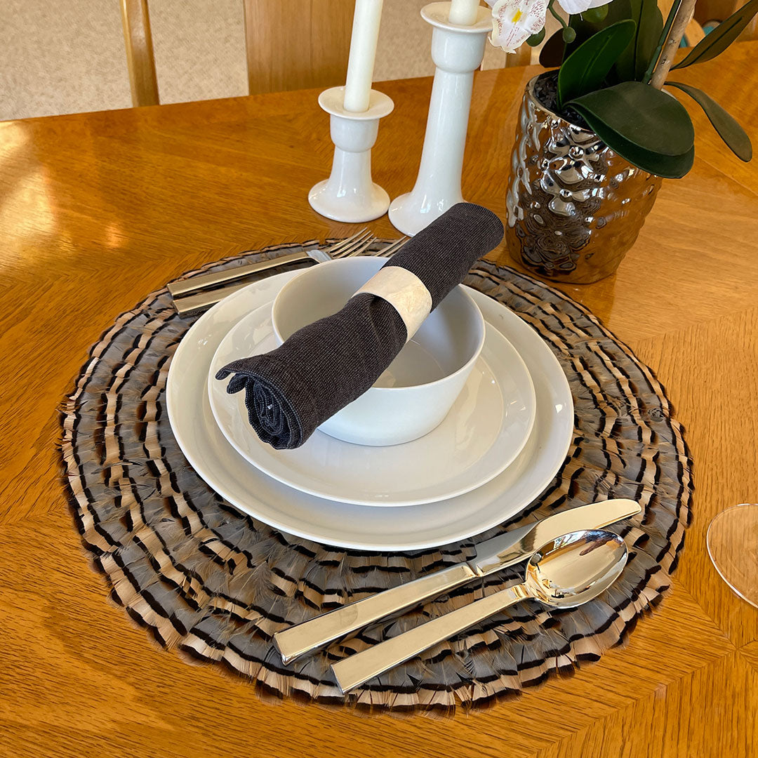 Partridge Plumage Feather Placemat