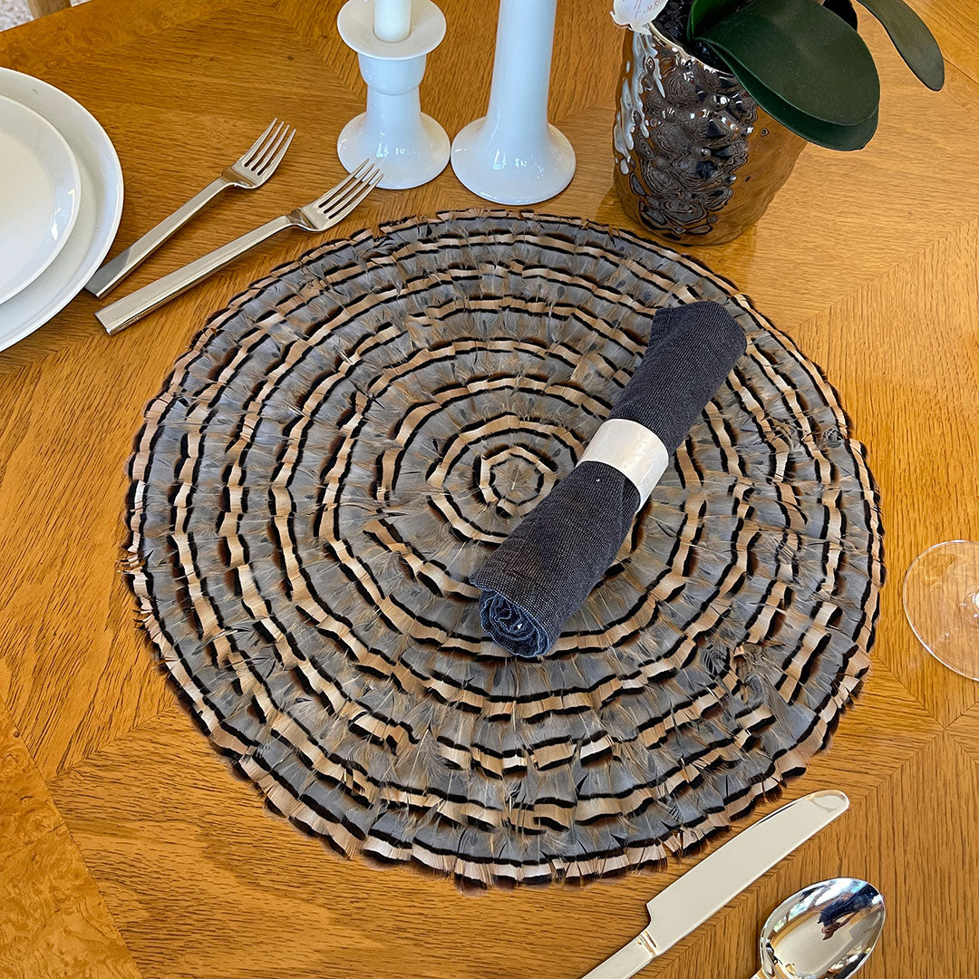 Partridge Plumage Feather Placemat