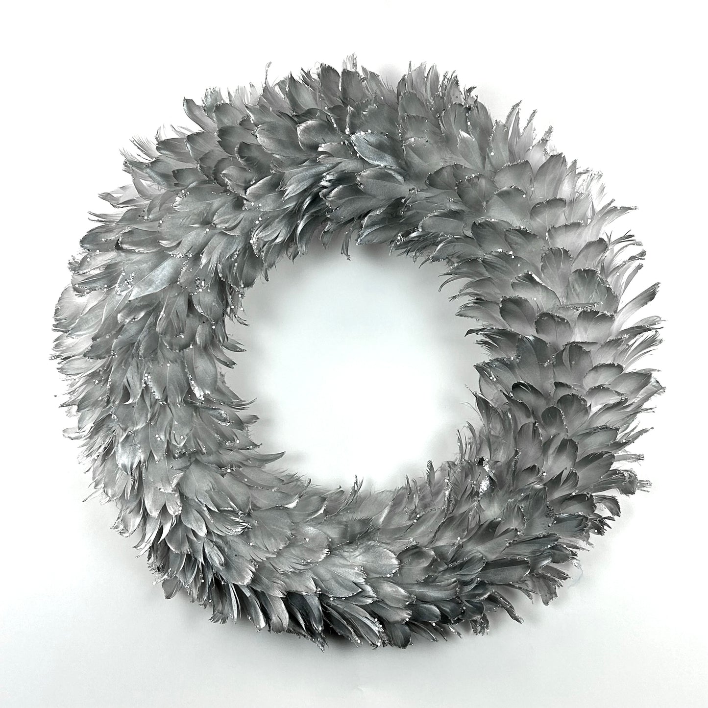 Silver Christmas Wreath