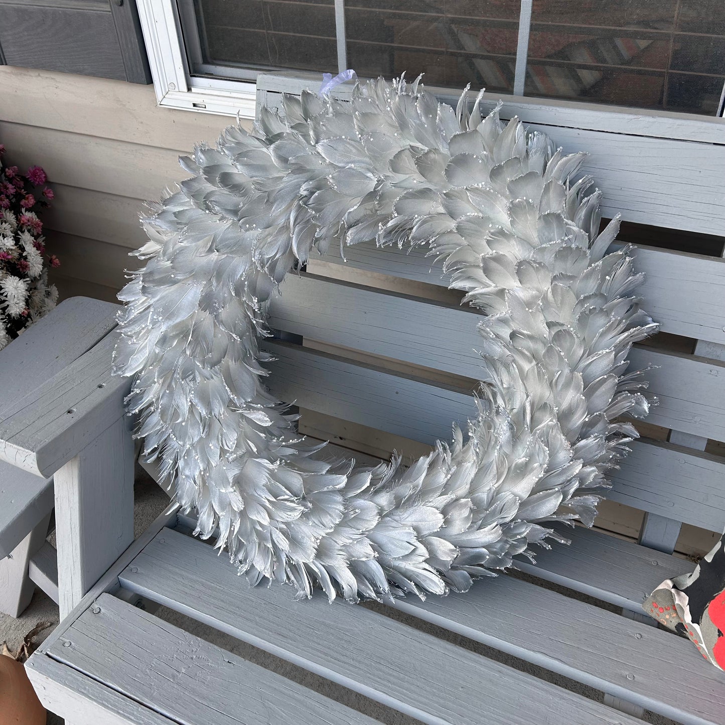 Silver Christmas Wreath