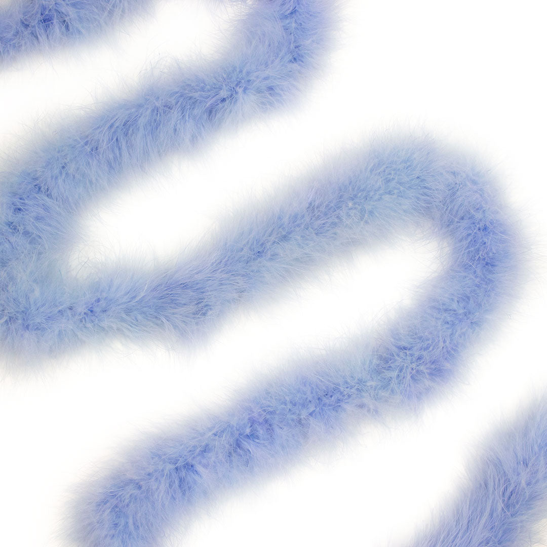 Marabou Boas Solid Colors - Sky Blue - 2.5" X 2YRDS