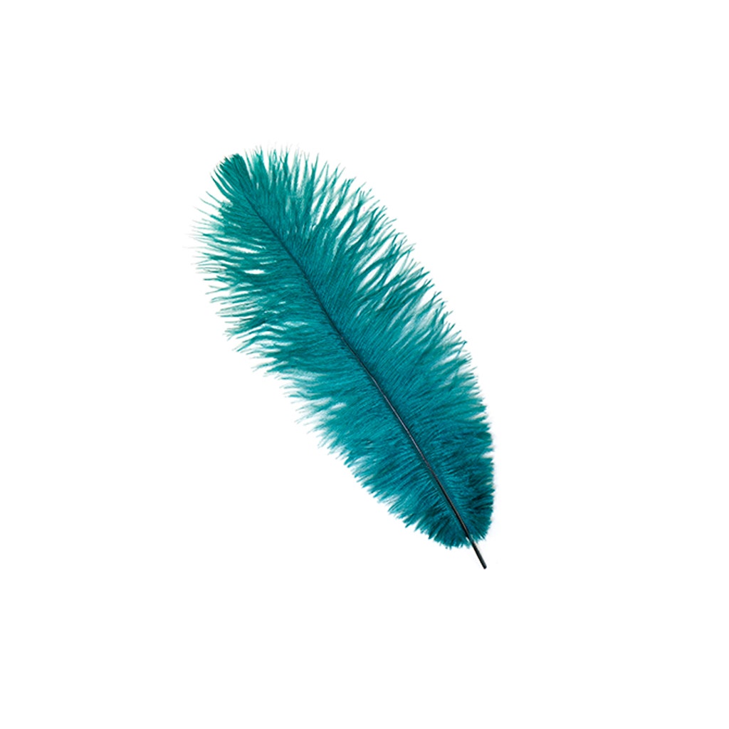 Ostrich Feathers 13-16" Drabs - Teal