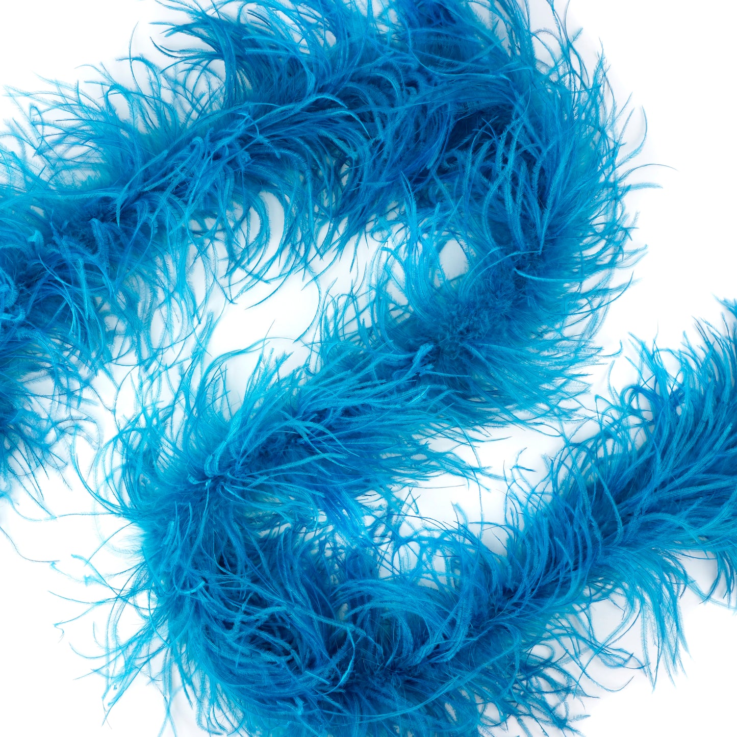 Dark Turquoise 2 Ply Ostrich Feather Boa