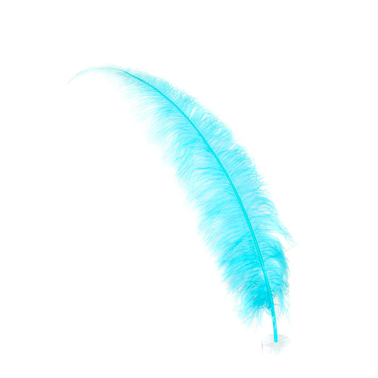 Large Ostrich Feathers - 18-24" Spads - Light Turquoise