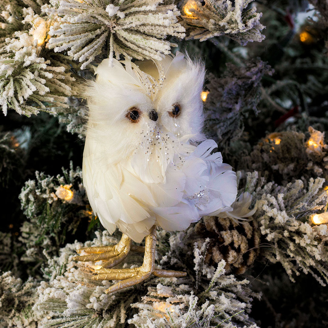 White on sale stuffed owl