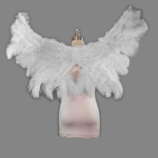 Large Angel Wings 64"X25" - White