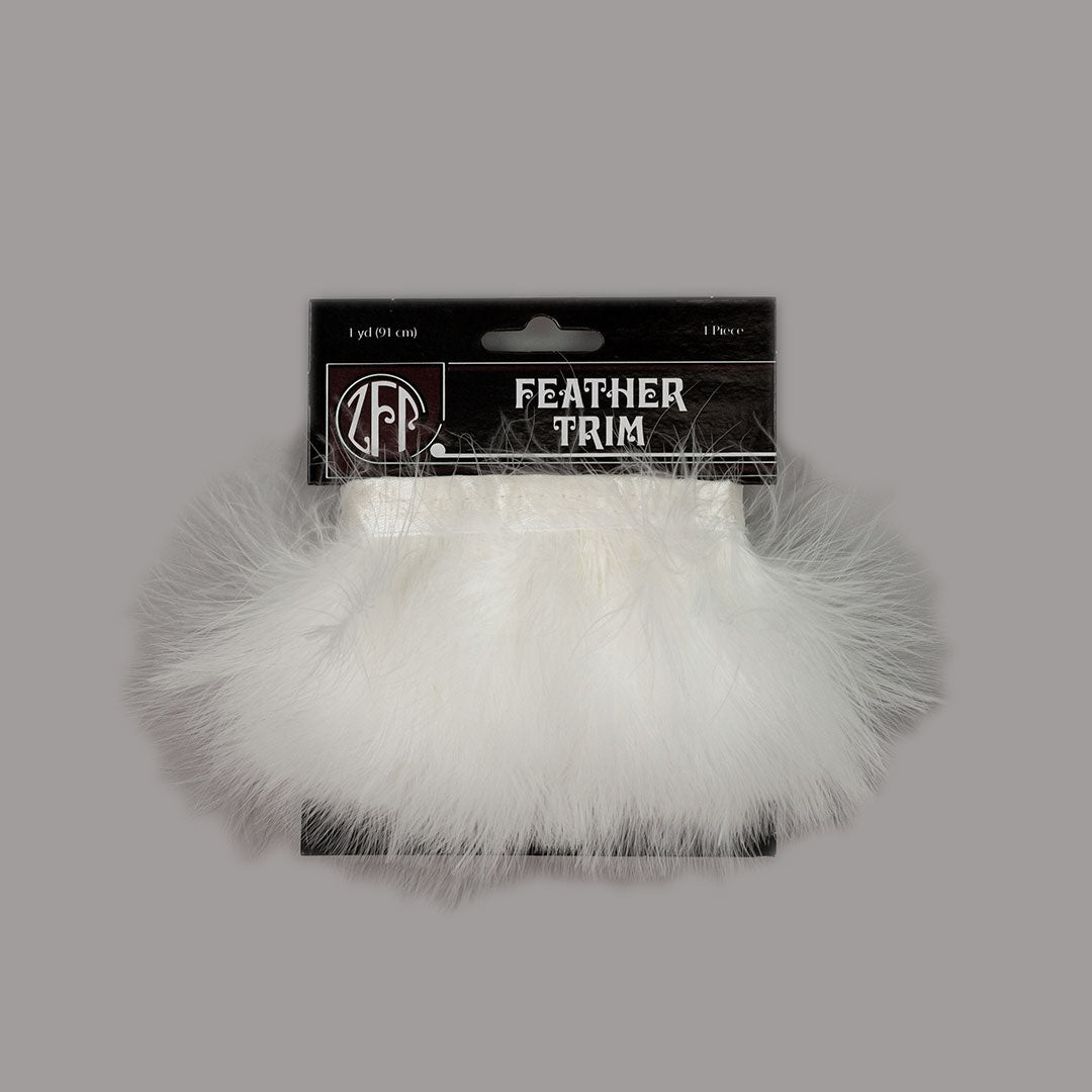 Marabou Feather Fringe 2-3" - 1 yard Regal Purple Bias Craft Tape