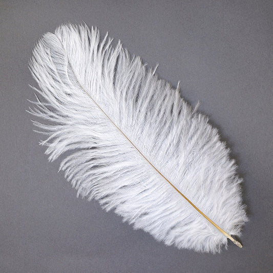 Wholesale Natural White Hen Saddle Feathers - 1/4 Lb.