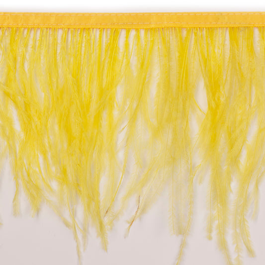 One-Ply Ostrich Feather Fringe - 5 Yards - Pineapple