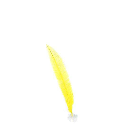 Ostrich Feathers - 13-24" Nandus - Fluorescent Yellow