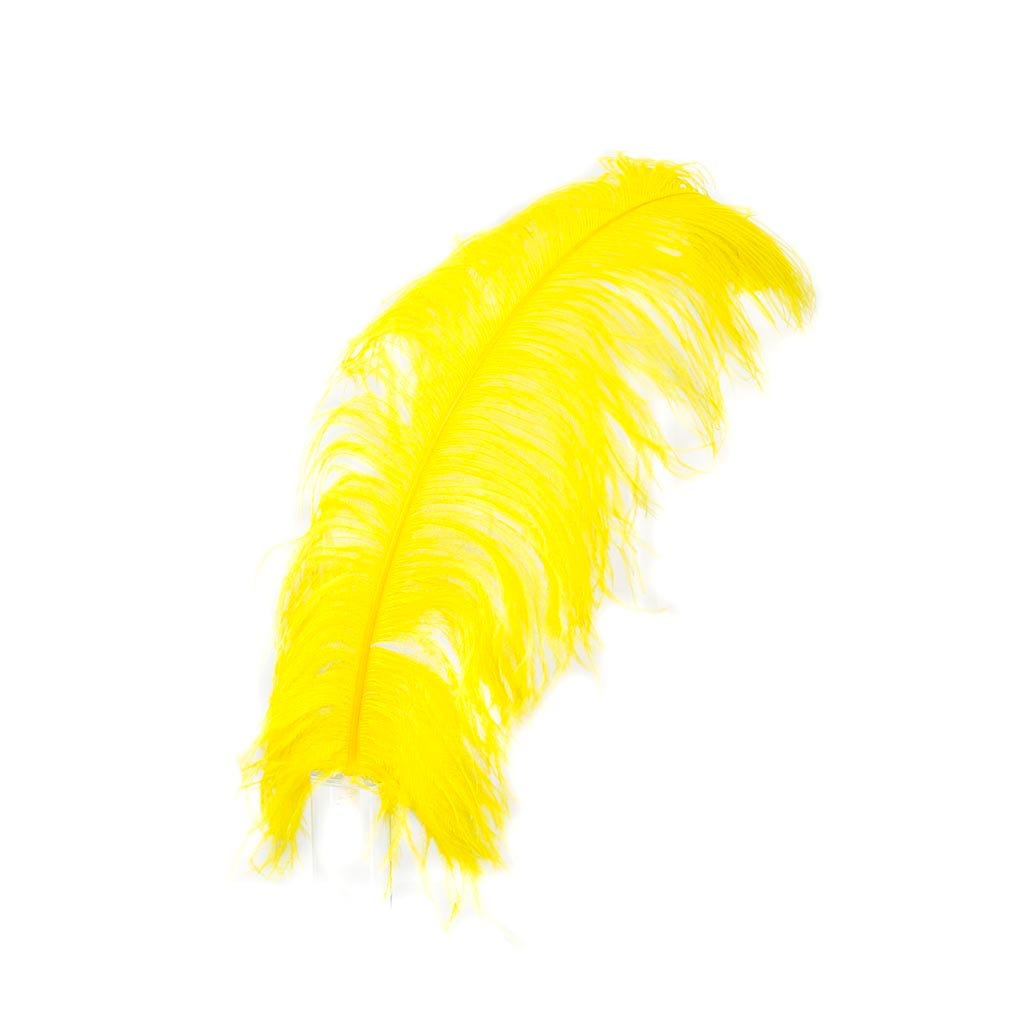 Large Ostrich Feathers - 20-25 Prime Femina Plumes - Shocking