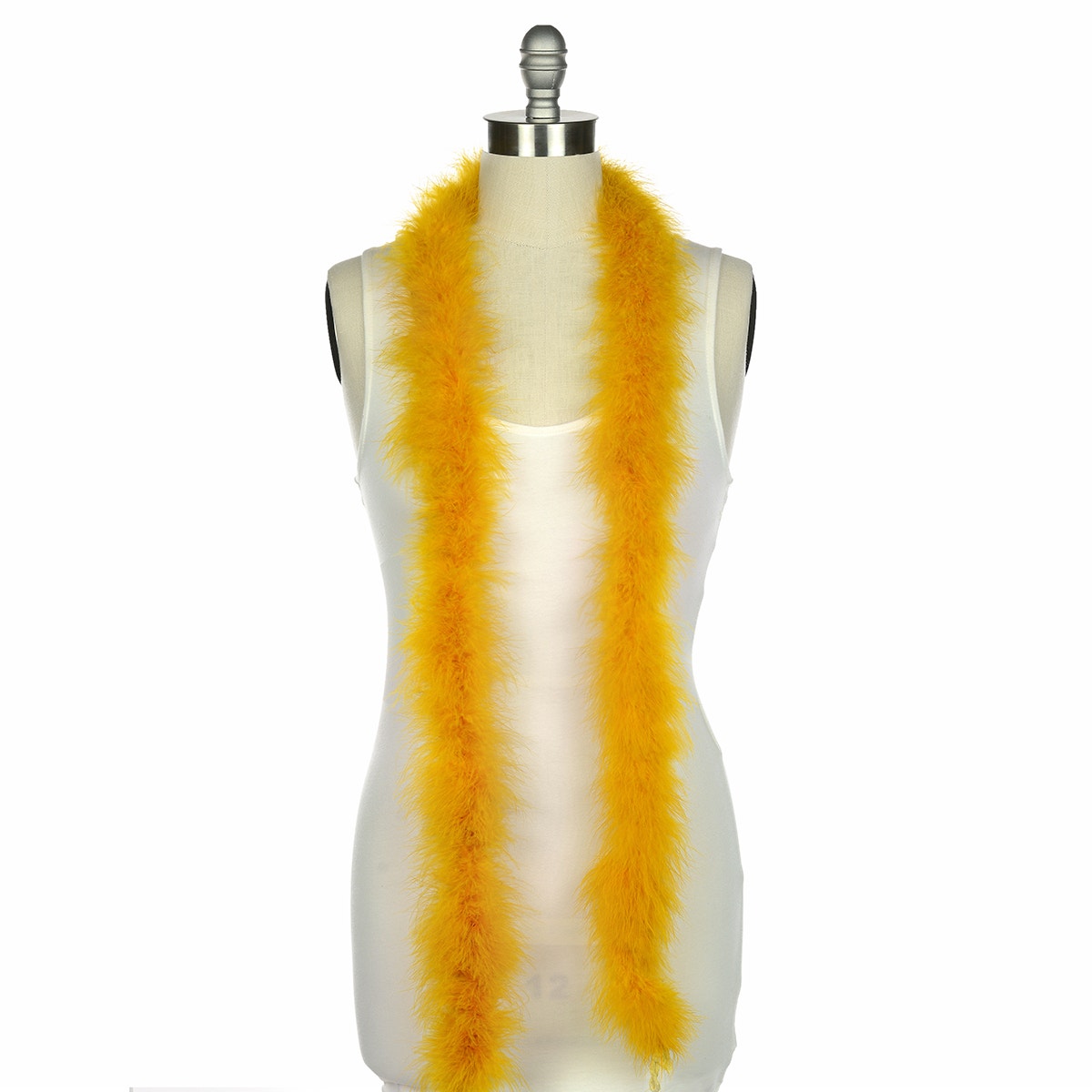 Marabou Feather Boa - Mediumweight - Marigold