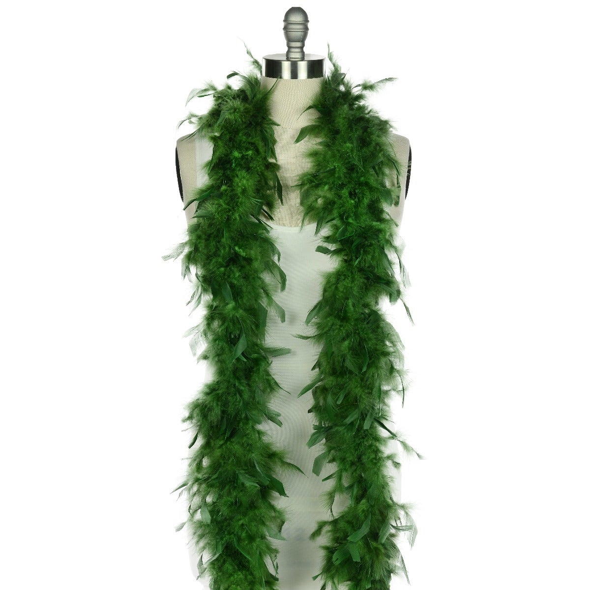 Chandelle Feather Boa - Lightweight - Juniper Green