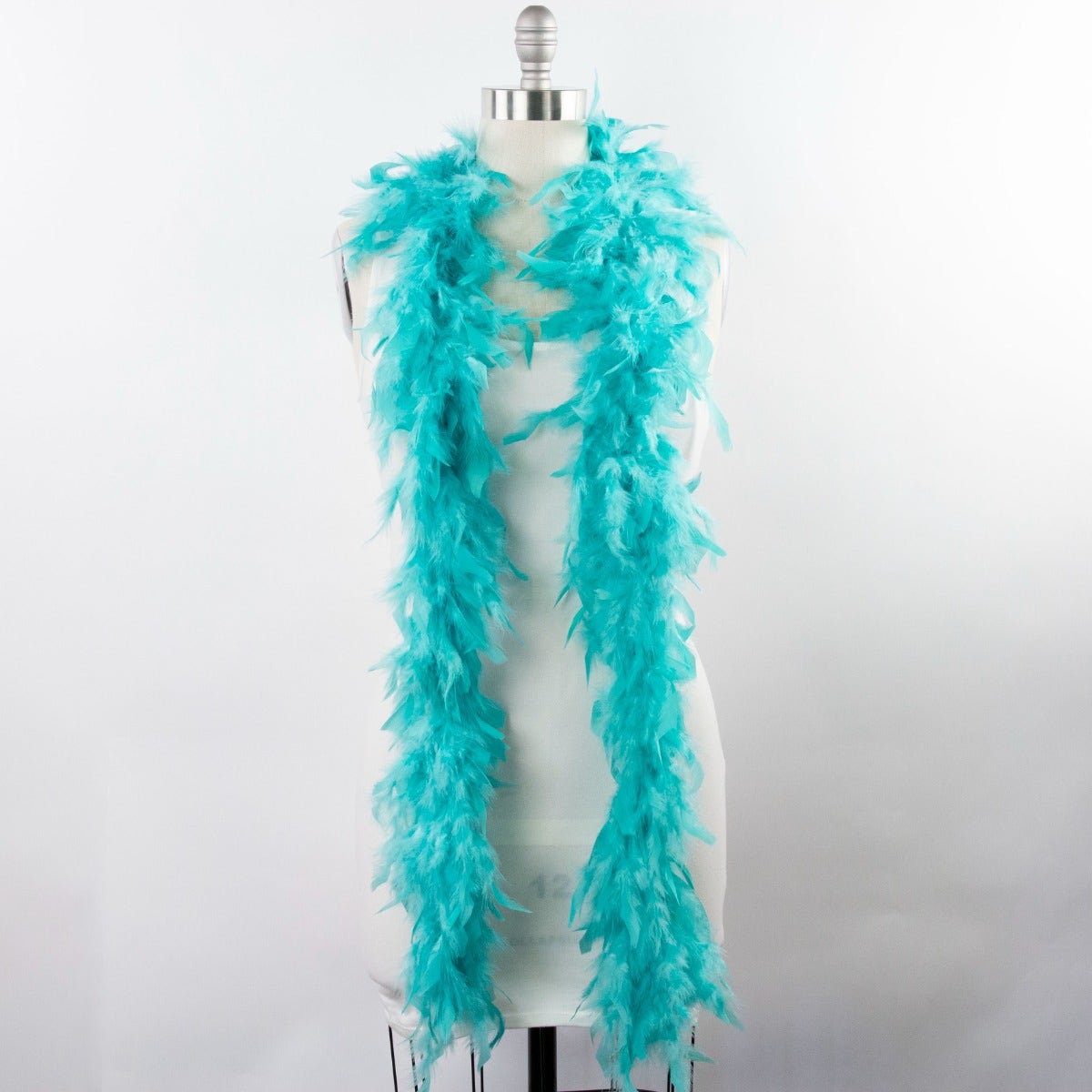Zucker Light Weight Chandelle Feather Boas Solid Colors - Mint Green