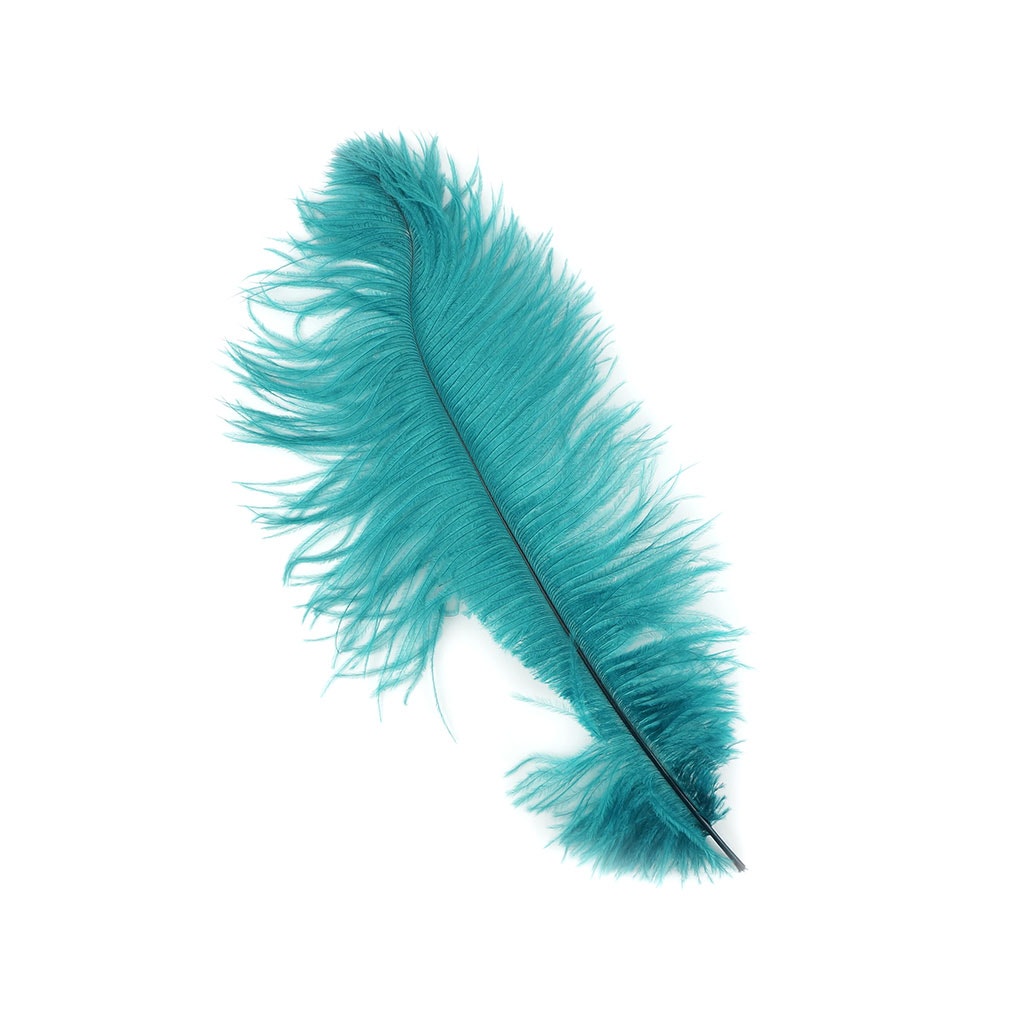 Ostrich Feathers-Damaged Drabs - Dark Aqua – featherplace.com by Zucker ...