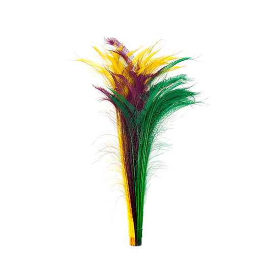 Peacock Sword Bleach Dyed Regal Purple Feathers  40 Inches Craft Feathers  –  by Zucker Feather Products, Inc.