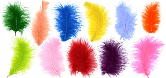 Turkey Marabou Mix Dyed -