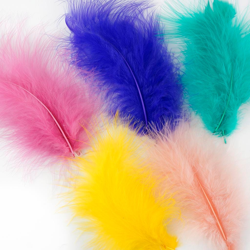 Loose Turkey Marabou Mix Dyed - Cake Mix