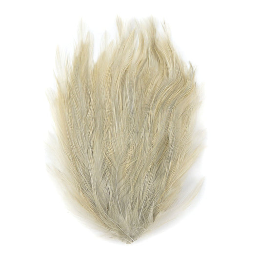 Feather Hackle Pads Dyed - Beige