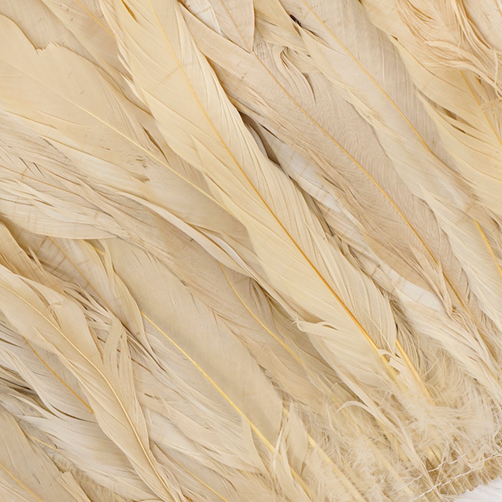 Rooster Coque Tails-Bleach-Dyed - Beige