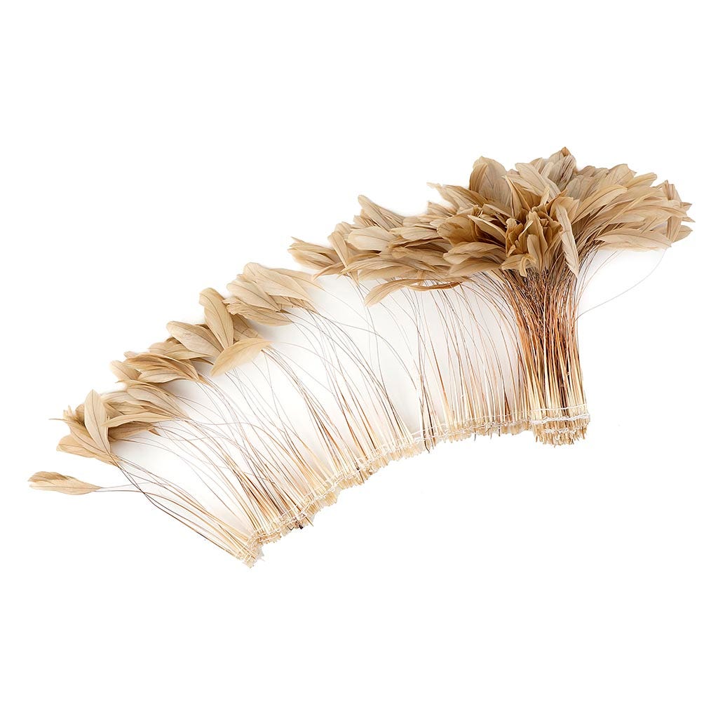 Stripped Bleached Coque Fringe - Beige