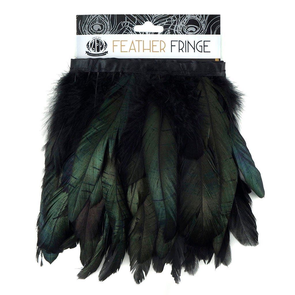 Half Bronze-Irid Coque Fringe Black Irid