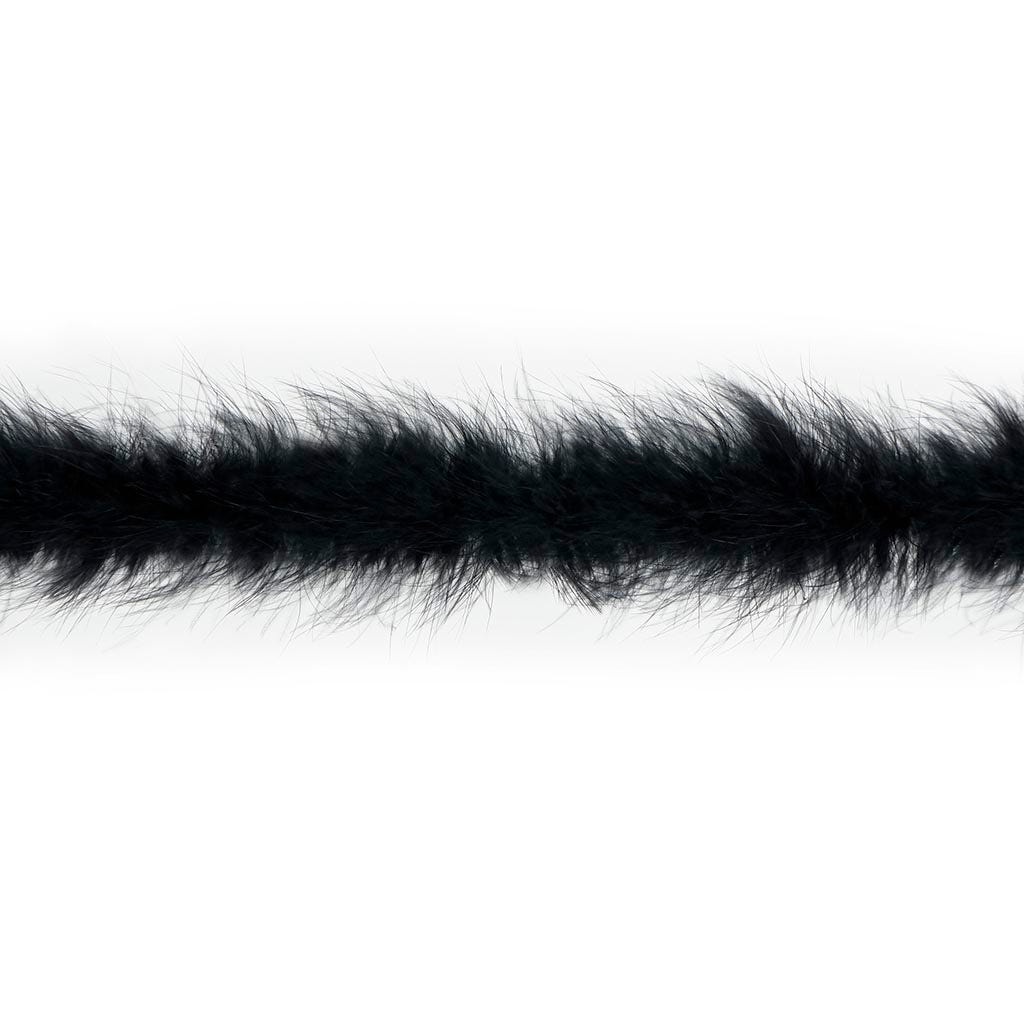 Marabou Feather Boa - Mediumweight - Black