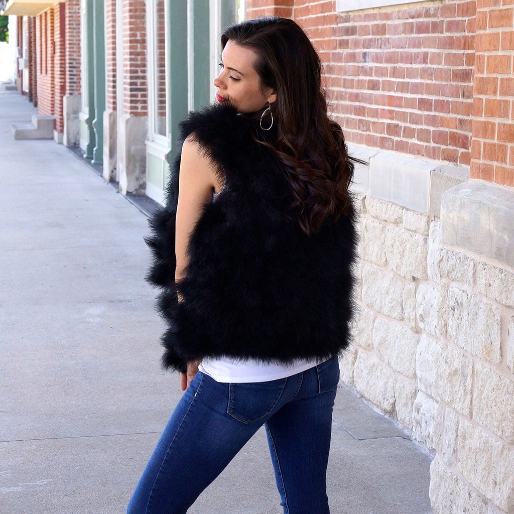 Inc on sale fur vest