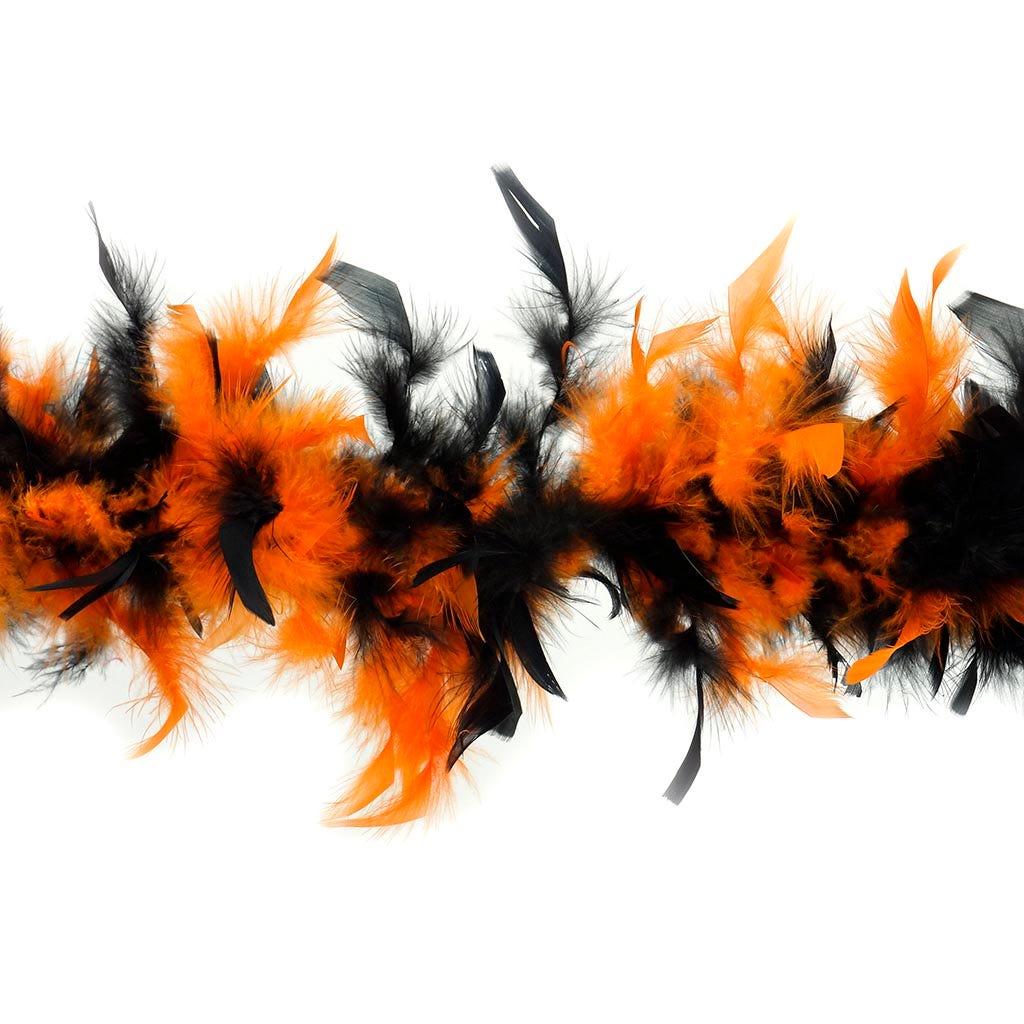 Chandelle Boas Multi Colors - Black/Orange