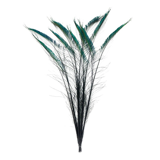 Peacock Swords Stem Dyed - Black