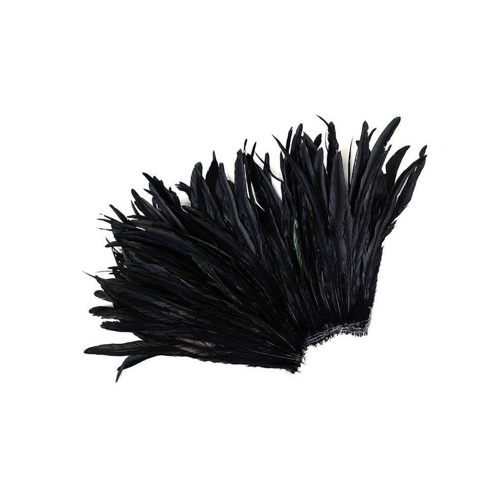 Rooster Coque Tails Feathers Dyed Over Half Bronze 13-16 " [1/4 LB Bulk]