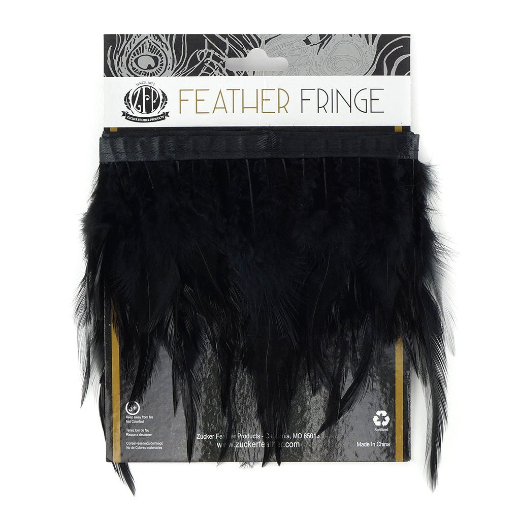 Saddle Fringe Dyed Black