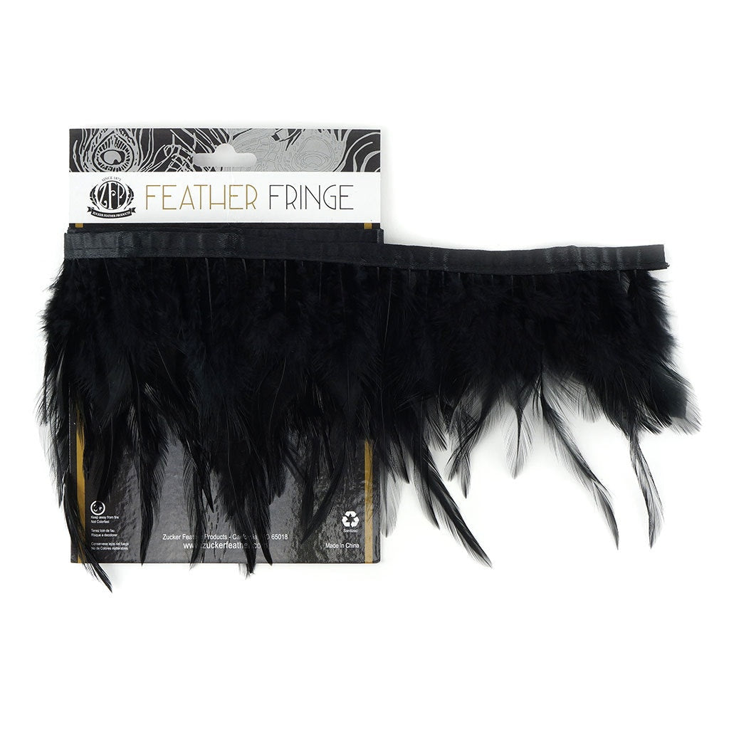 Saddle Fringe Dyed Black