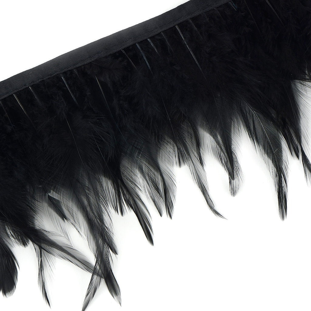 Saddle Fringe Dyed Black