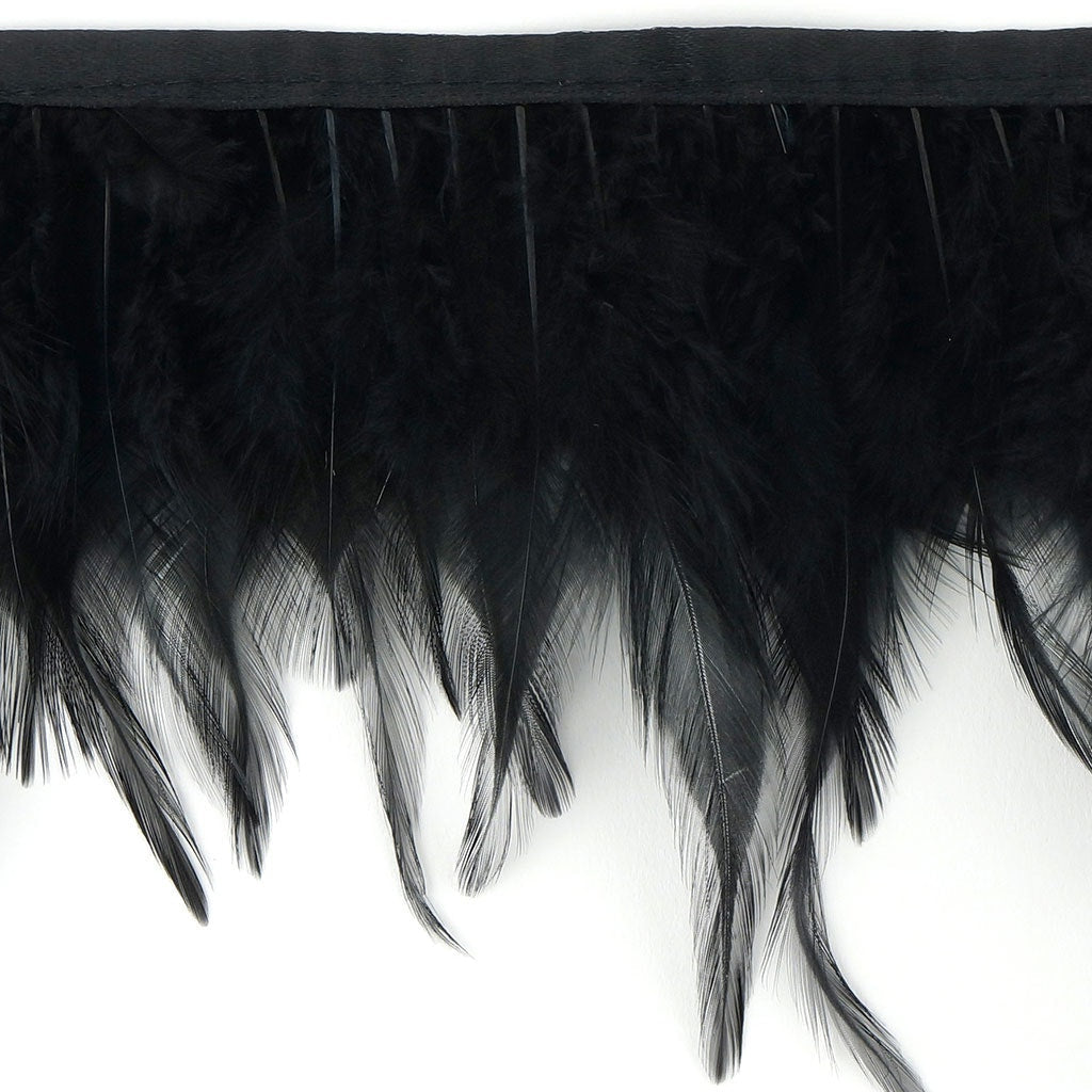 Saddle Fringe Dyed Black