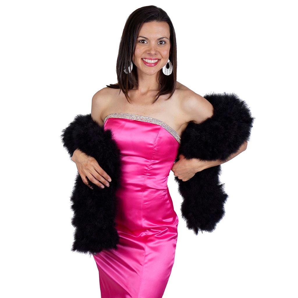 Marilyn Feather Boa - Black