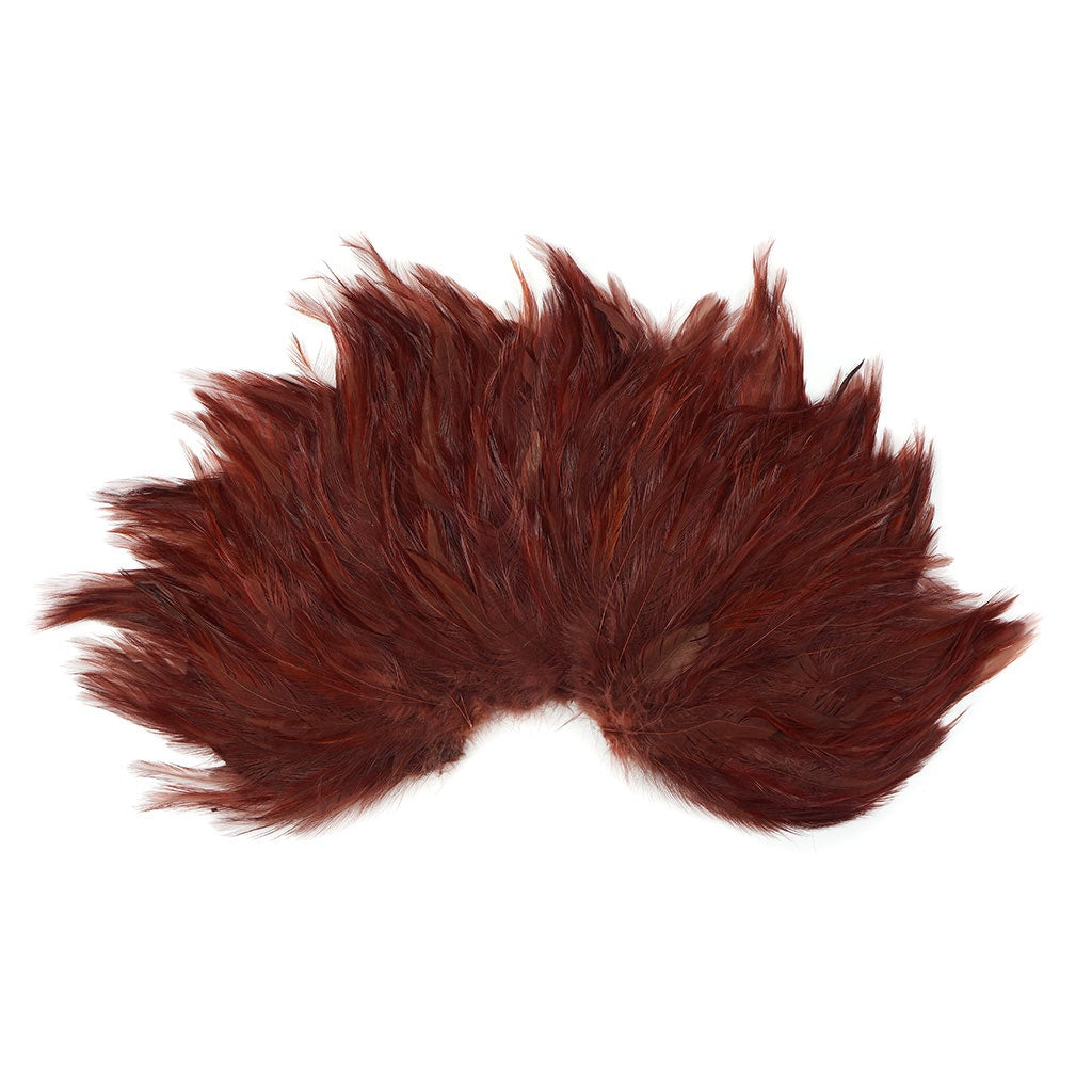 Feather Hackle Pads Dyed - Copper