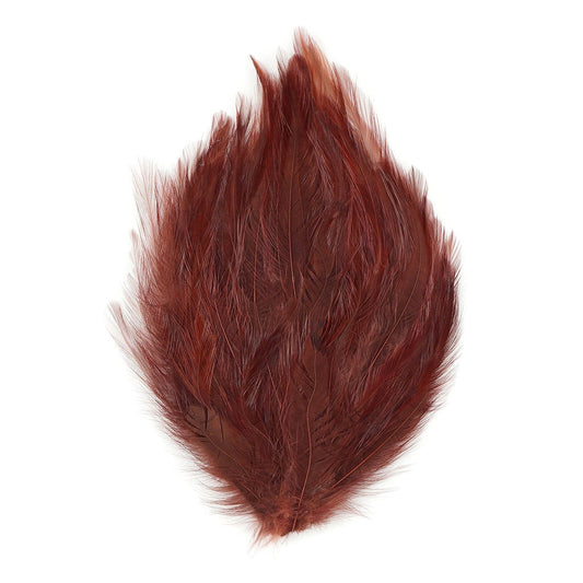 Feather Hackle Pads Dyed - Copper