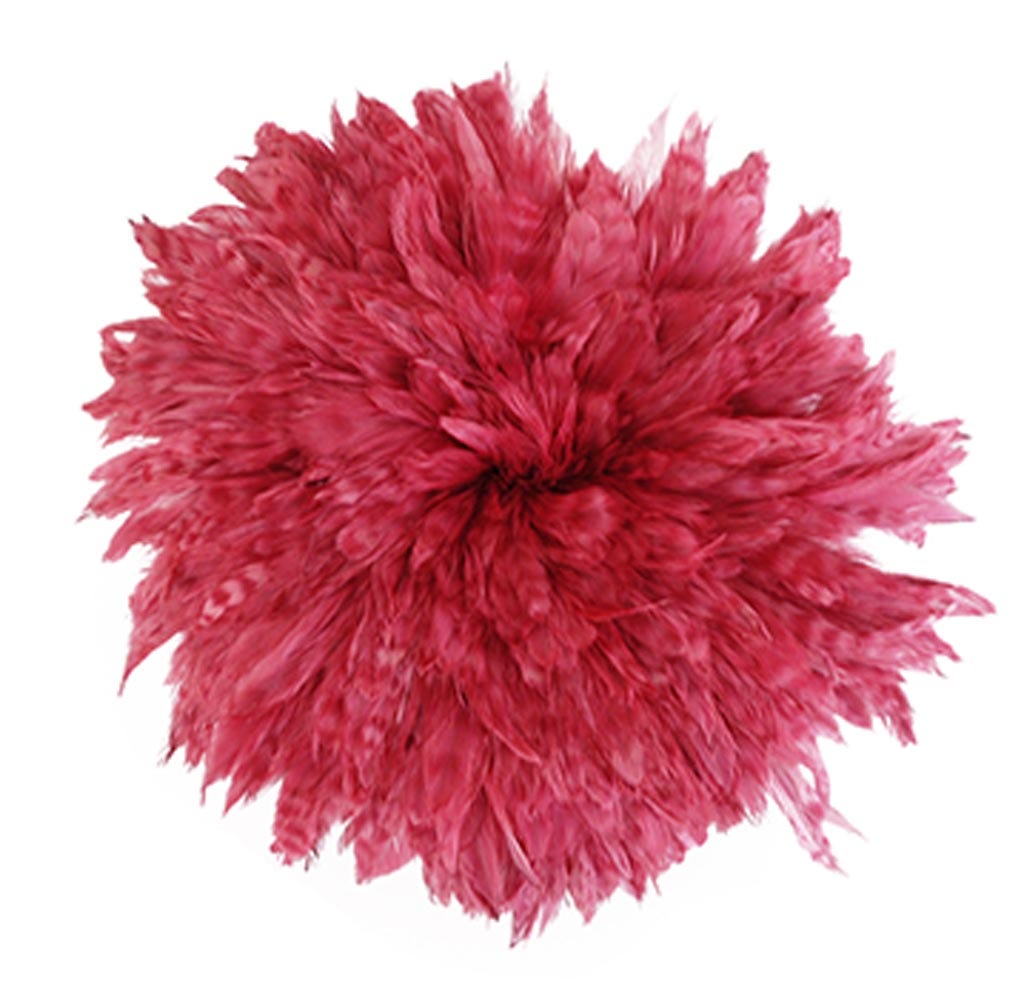 Rooster Schlappen-Red Chinchilla 1YD - Beet