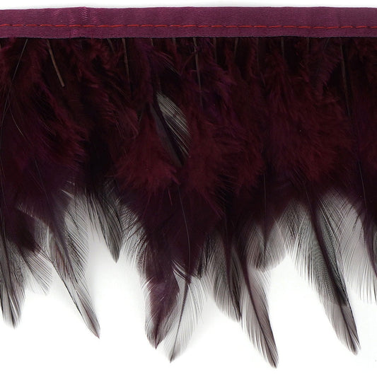 Saddle Fringe Dyed Burgundy