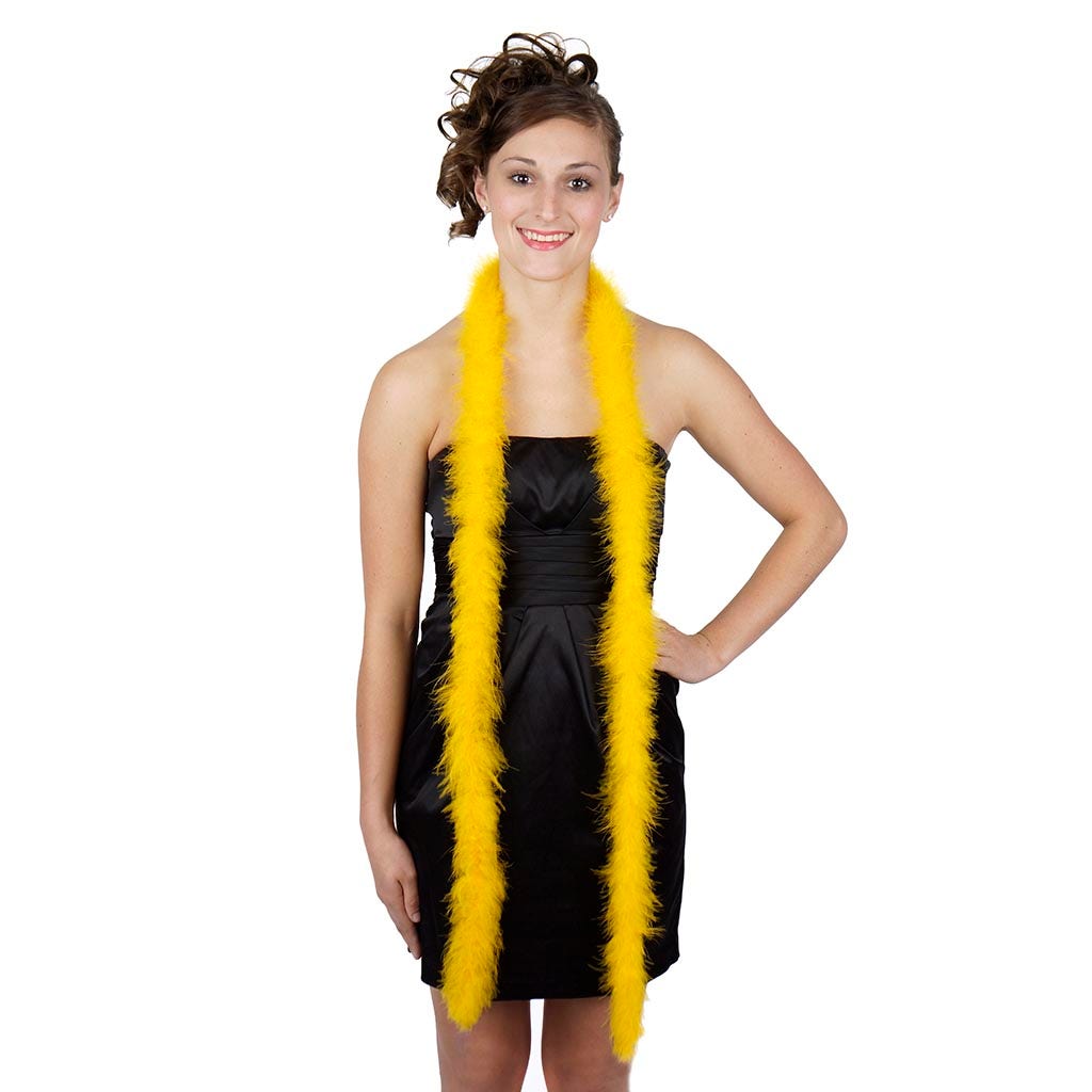 Marabou Feather Boa - Mediumweight - Gold