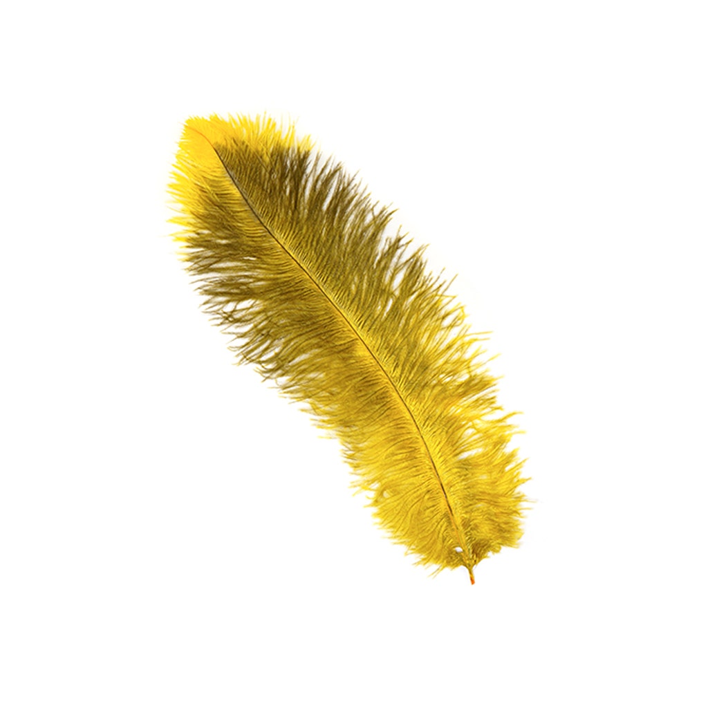 Ostrich Feathers-Floss - Gold