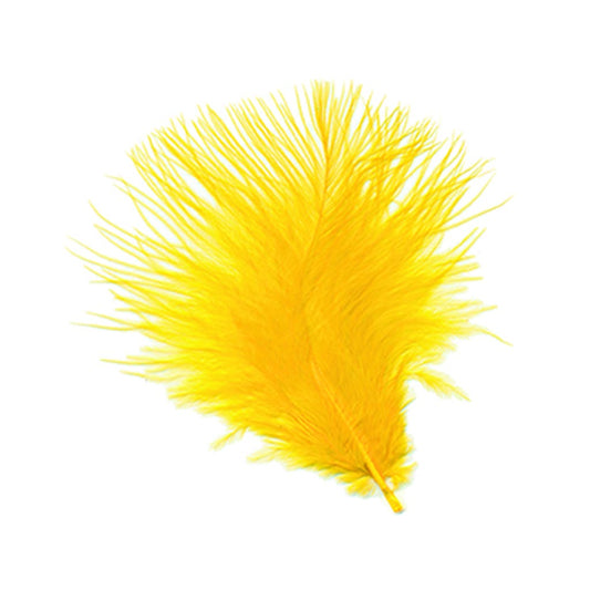 Turkey Marabou Dyed - Gold