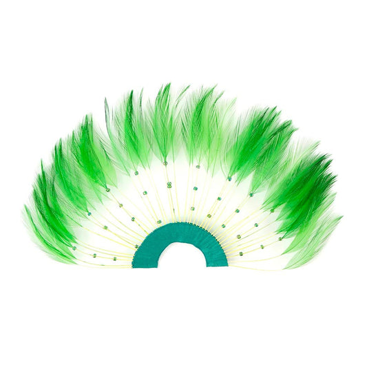 Feather Hackle Plates Solid Colors - Kelly