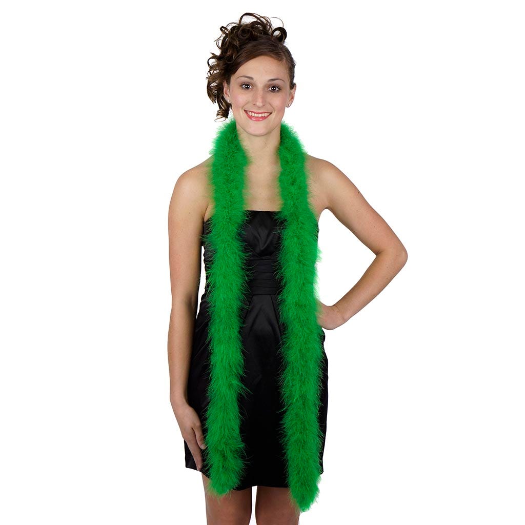 Full Marabou Feather Boa - Kelly